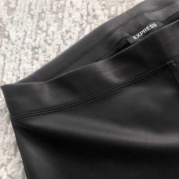 Express Faux Leather Ankle Leggings - Picture 10 of 13